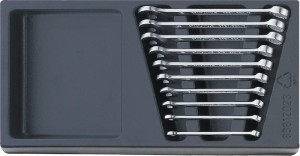 Zestaw ABS 1/3 kluczy pł.-oczk. 6-15mm 10-Częściowy Stahlwille 96838127