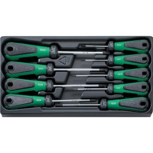 Zestaw ABS 1/3 wkrętaków 3K DRALL Torx T8-T40 9-Częściowy Stahlwille 96838136