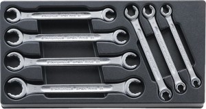 Zestaw ABS 1/3 kluczy oczk.otwartych 8-22mm 7-Częściowy Stahlwille 96838171