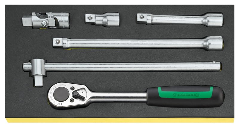 Zestaw TCS 1/3 narzędzi 1/2" grzechotka+akcesoria 6-Częściowy Stahlwille 96838175