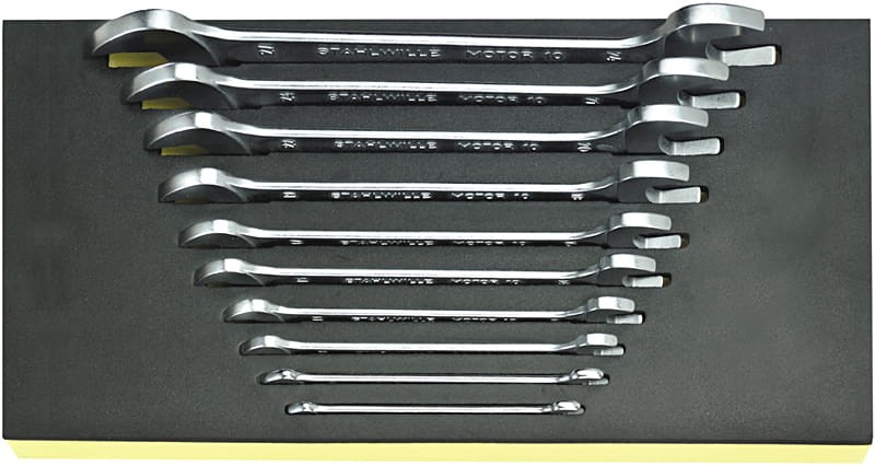 Zestaw TCS 1/3 kluczy płaskich 6-27mm 10-Częściowy Stahlwille 96838187