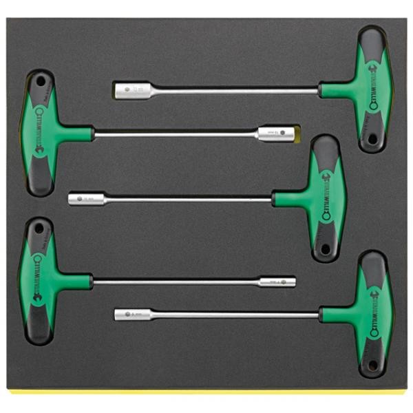 Zestaw TCS 1/3 wkrętaków nasadowych typu T 7-13mm 5-el. Stahlwille 96838761