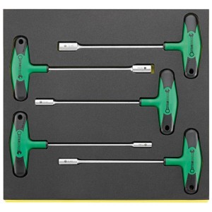 Zestaw TCS 1/3 wkrętaków nasadowych typu T 7-13mm 5-el. Stahlwille 96838761