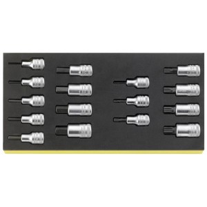 Zestaw TCS 1/3 nasadek 1/2" typu Inhex i XZN 16-Częściowy Stahlwille 96838762