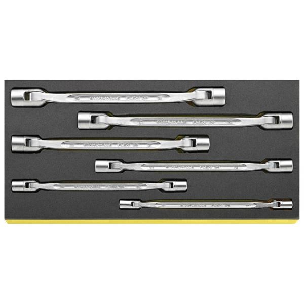 Zestaw TCS 1/3 kluczy dwustronnych przegubowych Flexi 8-19mm 6-el. Stahlwille 96838764