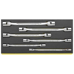 Zestaw TCS 1/3 kluczy dwustronnych przegubowych Flexi 8-19mm 6-el. Stahlwille 96838764