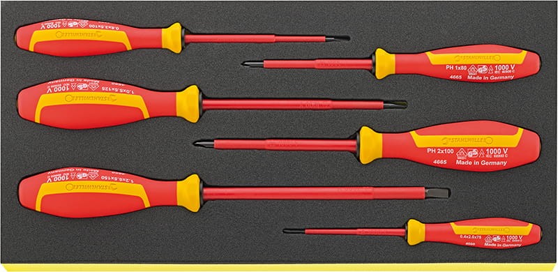 Zestaw TCS 1/3 wkrętaków izolowanych 1000V 6-Częściowy Stahlwille 96838766