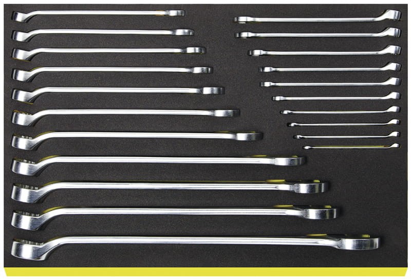 Zestaw TCS 3/3 kluczy płasko-oczkowych długich 6-36mm 21-el. Stahlwille 96838771