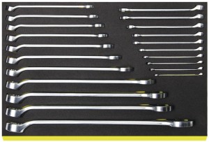 Zestaw TCS 3/3 kluczy płasko-oczkowych długich 6-36mm 21-el. Stahlwille 96838771