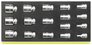 Zestaw TCS 1/3 nasadek 1/2" w zakresie 3/8"-1 1/4" 17-Częściowy Stahlwille 96838780