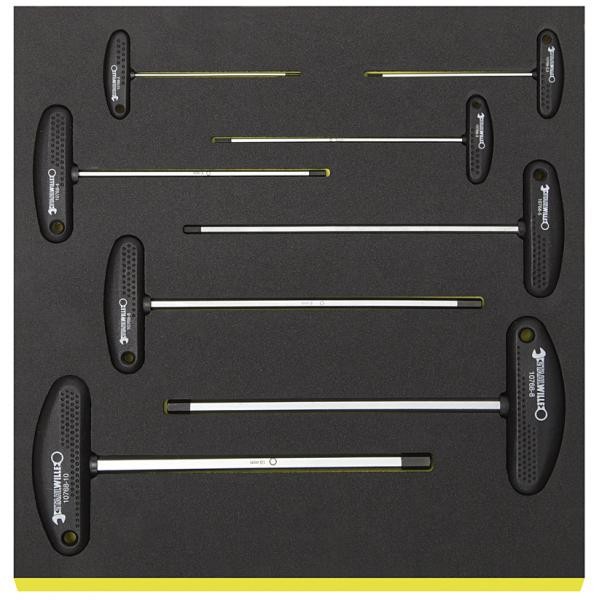 Zestaw TCS 2/3 wkrętaków trzpien. typu T 2-10mm 8-el. Stahlwille 96838786