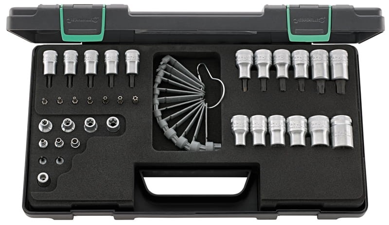 Zestaw narzędzi Torx 1/4" 3/8" i 1/2" 35-el. w walizce ABS Stahlwille 98811908