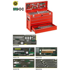 Zestaw TCS 122 narzędzi dla lotnictwa w Skrzyni warsztatowej 13216/4 Stahlwille 98814801