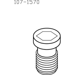 Część zamienna do noża tokarskiego śruba płytki 1750 Indexa IND1071570K PRO20