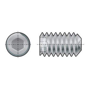 M20x60 wkręt dociskowy KNURLEDCUP POINT (GR-45H) (14.9) Qualfast QFT6023555B QFT-602-3555B