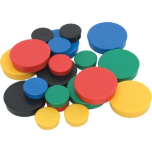 20mm WHITEBOARD MAGNETS WHITE (PK-10) Offis OFI8360590K OFI-836-0590K PRO20