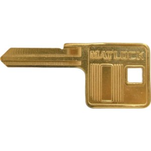 Półfabrykat klucza KB801 do kłódek laminowanych 30mm Matlock MTL9509940K MTL-950-9940K