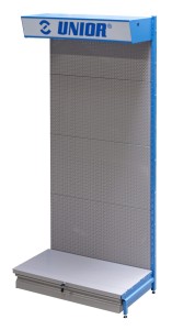 Dodatkowa perforowana tablica ekspozycyjna z dzielonymi nogami z oświetleniem Unior (626609) 995DN1L