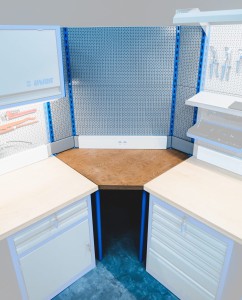 Narożny modułowy stół warsztatowy Unior (627057) 990AD1