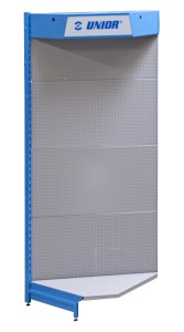 Końcowa dodatkowa perforowana tablica ekspozycyjna z oświetleniem Unior (626619) 995ZDL