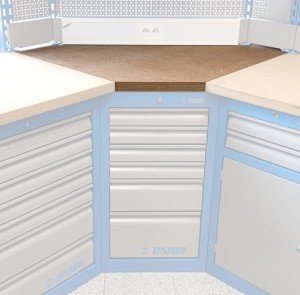 Drewniany blat do narożnego modułowego stołu warsztatowego Unior (628149) 990TW1