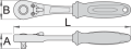 Grzechotka 1/2" 260 Unior (626245) 190.1/1ABI-H