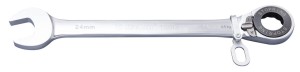 Klucz płasko-oczkowy z grzechotką 24mm Unior (626403) 160/2-H
