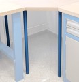 Podstawa do narożnego modułowego stołu warsztatowego 2 szt Unior (628202) 990LB