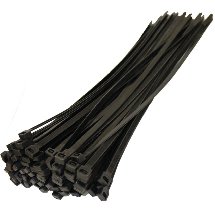 BLACK CABLE TIES 3.6mmASSORTED (PK-400) Edison EDI5153120K EDI-515-3120K