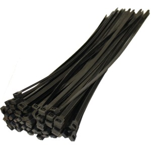 BLACK CABLE TIES 3.6mmASSORTED (PK-400) Edison EDI5153120K EDI-515-3120K