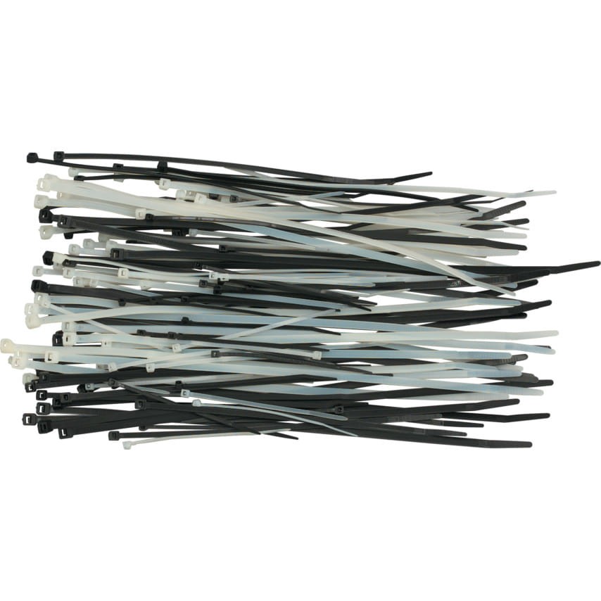 NATURAL CABLE TIES 4.8mmASSORTED (PK-500) Edison EDI5153230K EDI-515-3230K