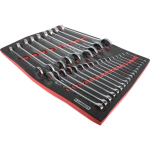 26PCS IND COMBINATION SPANNER SETWITH FOAM T0691 Kennedy KEN5950095K KEN-595-0095K
