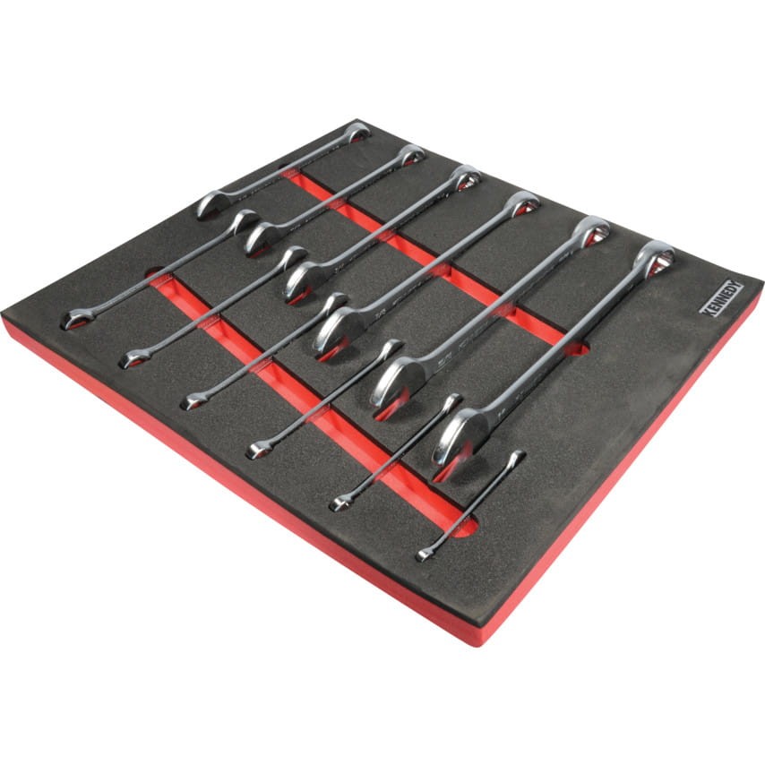 Zestaw kluczy w piance 12szt. IMP COMBINATION SPANNER SETWITH FOAM T0691 Kennedy KEN5950115K KEN-595-0115K