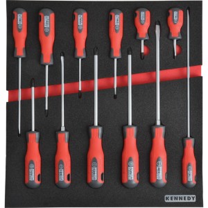 Zewstaw wkrętaków w piance 12szt. PRO-TORQ SCREWDRIVER SETWITH FOAM M1832 Kennedy KEN5950150K KEN-595-0150K