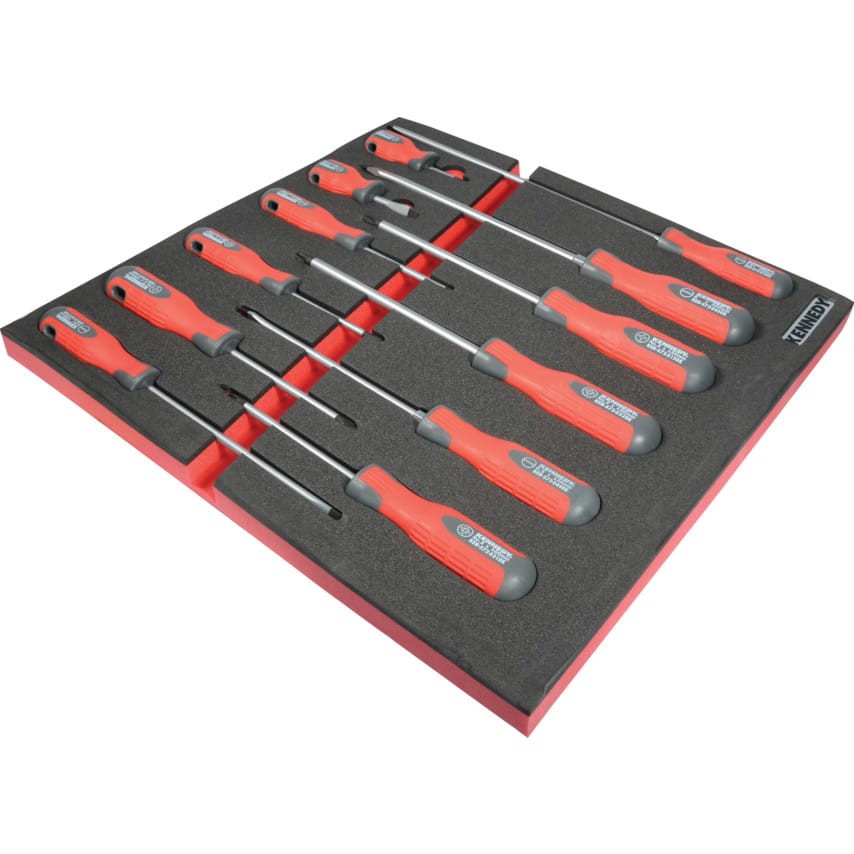 Zewstaw wkrętaków w piance 12szt. PRO-TORQ SCREWDRIVER SETWITH FOAM T0691 Kennedy KEN5950155K KEN-595-0155K