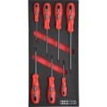 7PCE VDE DUAL GRIP SCREWDRIVERSET WITH FOAM M1832 Kennedy KEN5950170K KEN-595-0170K