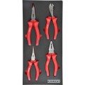4PCS VDE PLIER SET WITH FOAM M1832 Kennedy KEN5950280K KEN-595-0280K