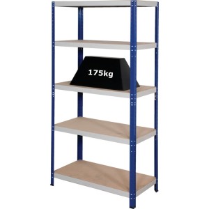 5-SHELF RACK 1770x900x450mm 175KGPER SHELF Matlock MTL4051786K MTL-405-1786K