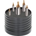 Zestaw nawiertaków 5-12,5mm HSS TiN 5szt. SwissTech SWT1255155A SPC-19