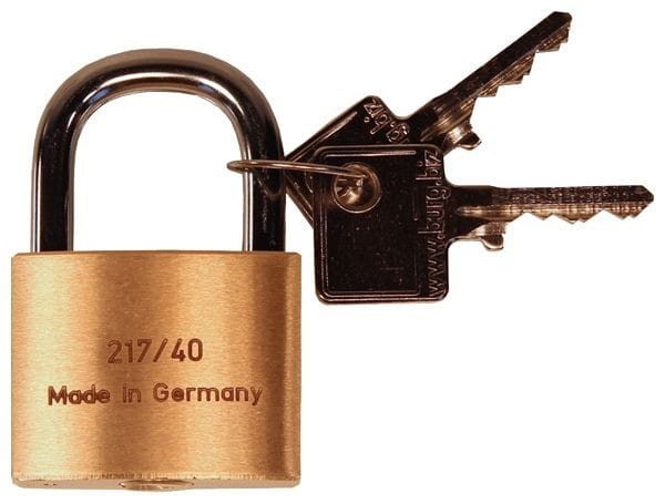 Kłódka bębenkowa 40mm 90900 56090900 Alarm