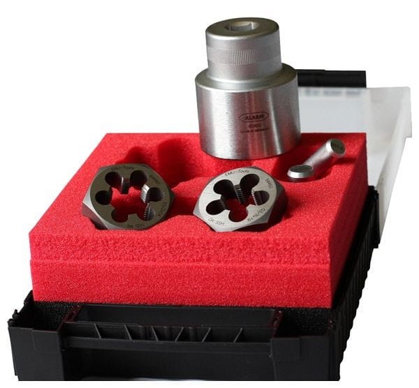 Zestaw do nawiercania króćców rurowych 3/8" i 1/2" 80010 56080010 Alarm