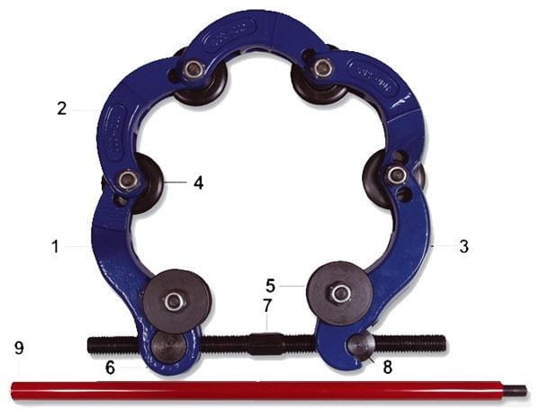 Obcinak do rur żeliwnych 10145 56010145 Alarm