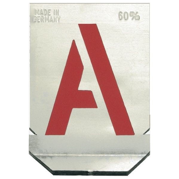 Szablony literowe 80 mm 36888 56036888 Alarm