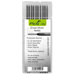 Zestaw 10 wkładów wymiennych, grafitowych 36648 56036648 Alarm