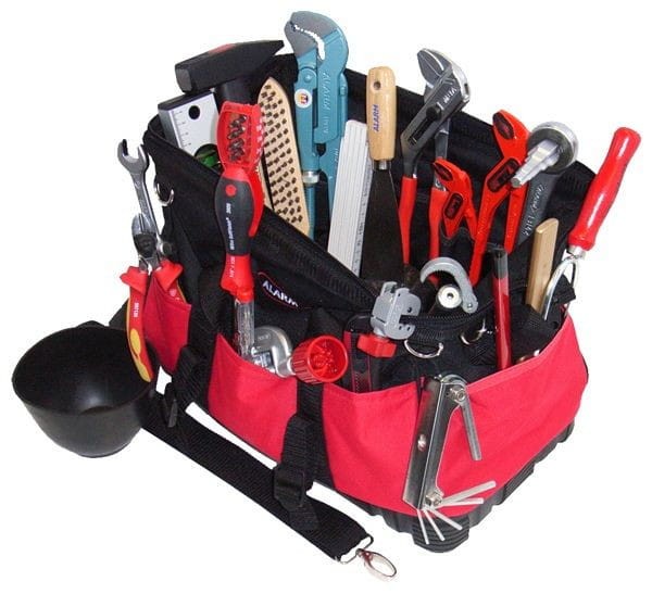 Torba 440x320x230 z narzędziami 24el. 77175 56077175 Alarm