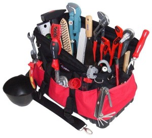 Torba 440x320x230 z narzędziami 24el. 77175 56077175 Alarm