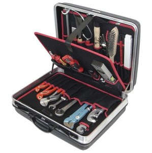 Walizka 480x370x180 z narzędziami 24el. 77040 56077040 Alarm