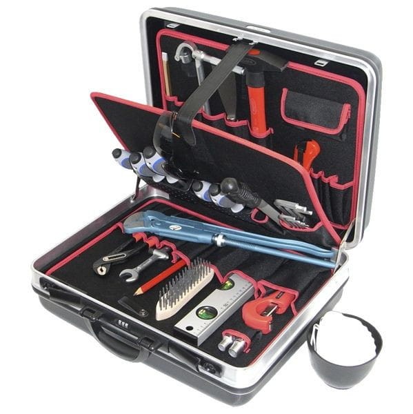 Walizka 480x370x180 z narzędziami 25el. 77035 56077035 Alarm