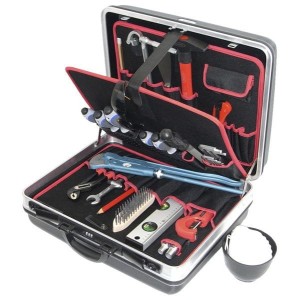 Walizka 480x370x180 z narzędziami 25el. 77035 56077035 Alarm
