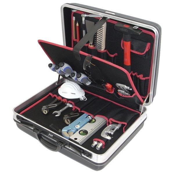 Walizka 480x370x180 z narzędziami 26el. 77020 56077020 Alarm